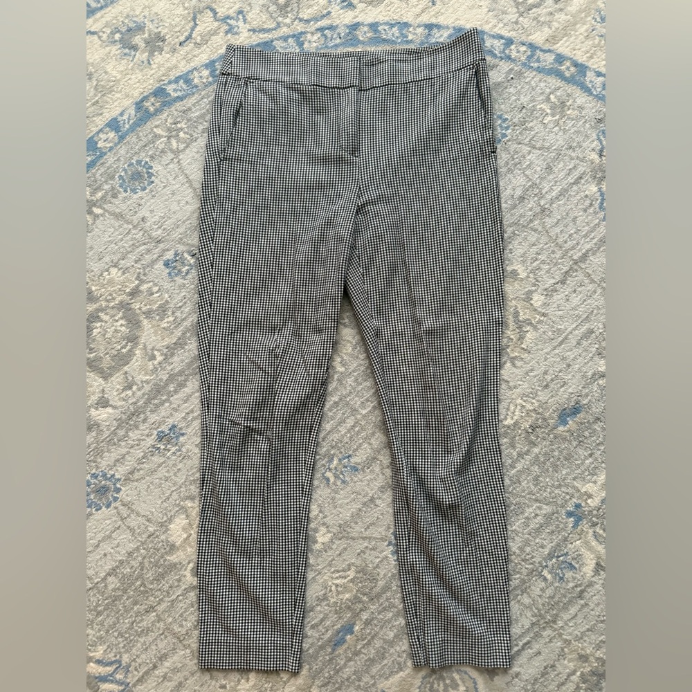 Loft Gingham Skinny Pants